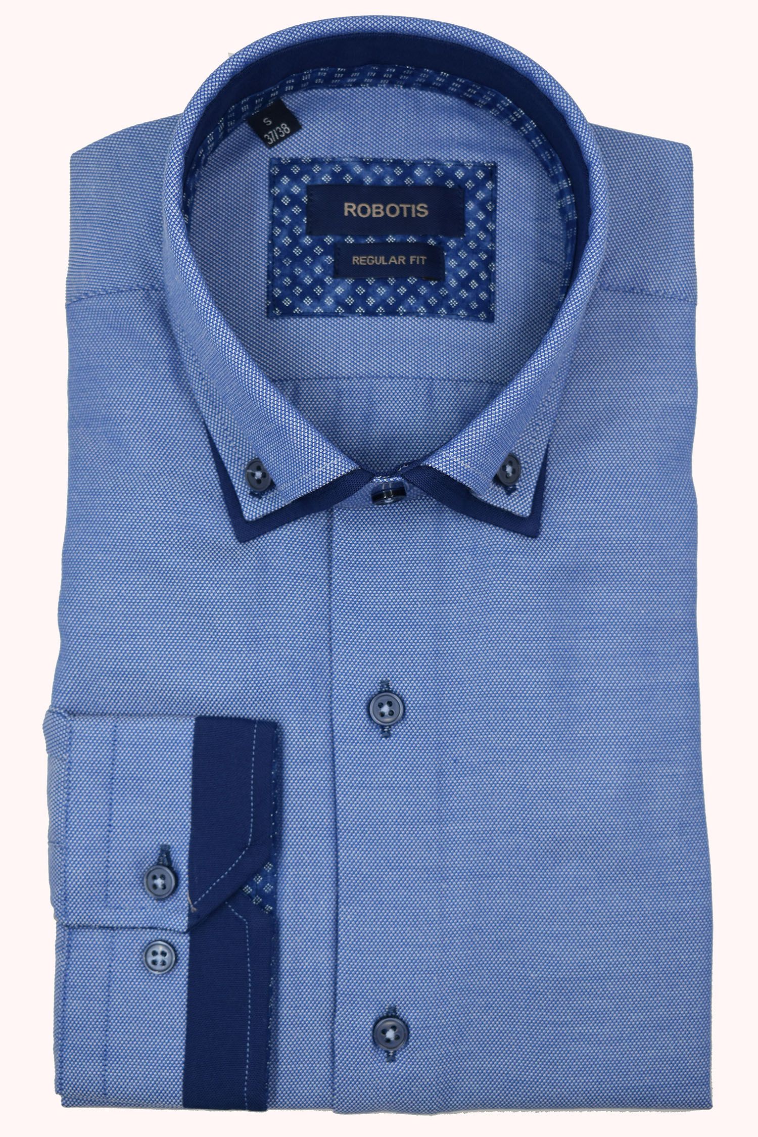 ΥΠΟΚΑΜΙΣΟ  Button down ΜΠΛΕ