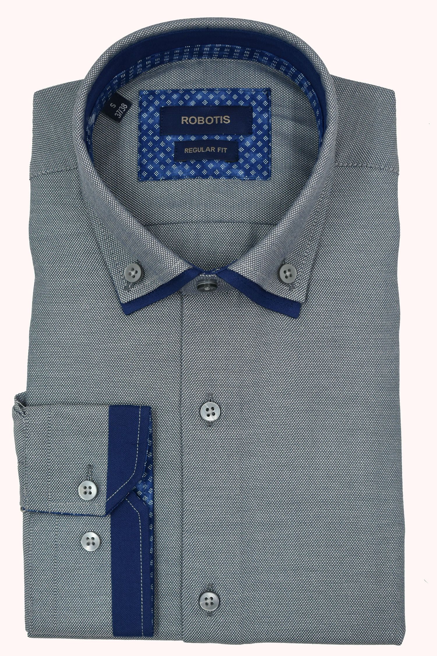 ΥΠΟΚΑΜΙΣΟ Button down ΓΚΡΙ