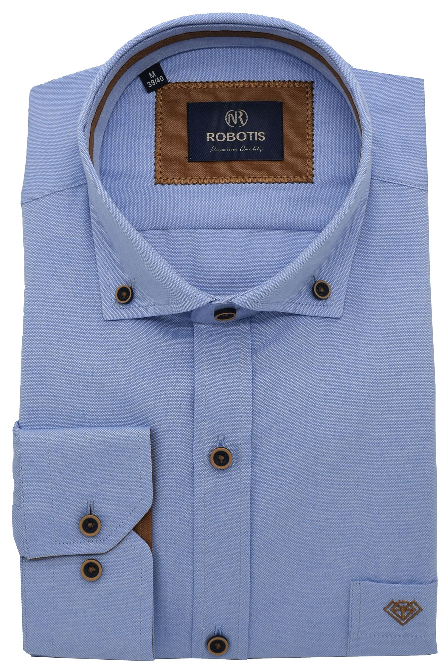 ΠΟΥΚΑΜΙΣΟ ΒΑΜΒΑΚΕΡΟ OXFORD ΣΙΕΛ